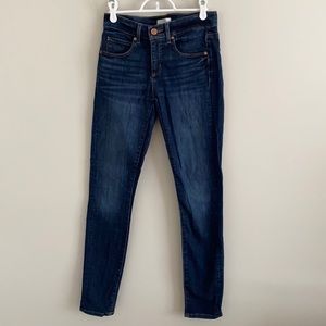 Loft Modern Skinny Dark wash jeans